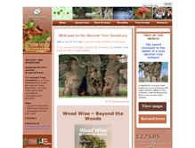 Tablet Screenshot of ancient-tree-hunt.org.uk